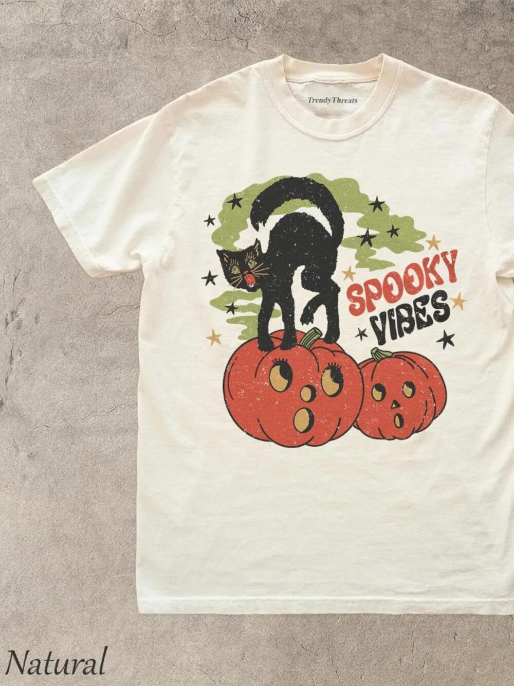 80S Inspired Halloween Shirt, Cat Mom T-Shirt Retro Halloween Graphic Tee